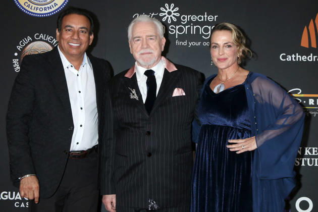 USA - Glenrothan Screening - Closing Night PSIFF - Palm Springs PALM SPRINGS - JAN 11: Nachhattar Singh Chandi, Brian Cox, Nicole Ansari Cox at the Glenrothan Screening - Closing Night PSIFF at the Richards Center for the Arts on January 11, 2026 in Palm Springs, CA Palm Springs CA USA  Copyright: xKathyxHutchinsx xHutchinsxPhotox