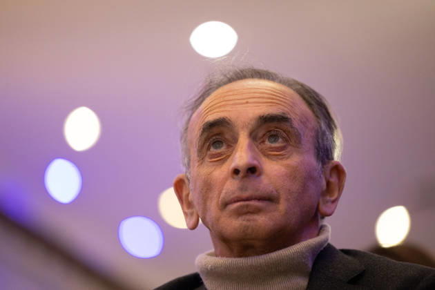 Campaign Launch of Far Right Candidate Sarah Knafo - Paris French far-right Reconquete party leader Eric Zemmour attends the speech of French far-right party Reconquete! MEP and candidate for mayor of Paris Sarah Knafo at the launch of her campaign in Paris on January 12, 2026. Photo by Raphael Lafargue ABACAPRESS.COM Paris France  Copyright: xLafarguexRaphael ABACAx