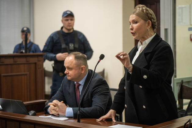 Former Ukrainian Prime Minister Tymoshenko attends a hearing at the High Anti-corruption court in Kyiv KYIV, UKRAINE - JANUARY 19: Former Ukrainian Prime Minister Yuliia Tymoshenko attends a court hearing in the case of bribery in the High Anti-corruption court of Ukraine in Kyiv, Ukraine on January 19, 2026. Danylo Antoniuk Anadolu Kyiv Ukraine. Editorial use only. Please get in touch for any other usage.  Copyright: x2026xAnadoluxDanyloxAntoniukx