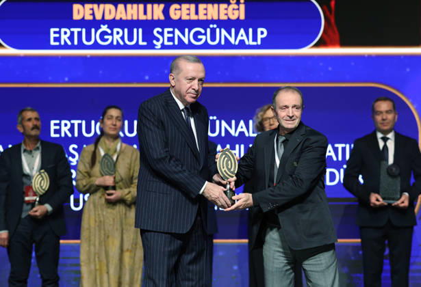 Turkish President Recep Tayyip Erdo?an participated in the Ministry of Culture Turkish President Recep Tayyip Erdo?an participated in the Ministry of Culture and Tourism s Living Human Treasures awards ceremony and delivered a speech at the event held at the Be?tepe Congress and Culture Center in the Presidential Complex in Ankara, Turkey. January 21, 2026. Photo by Turkish presidency apaimages Istanbul Istanbul Turkey 210126_Turkey_TPO_00(18) Copyright: xapaimagesxTurkishxpresidencyx xapaimagesx