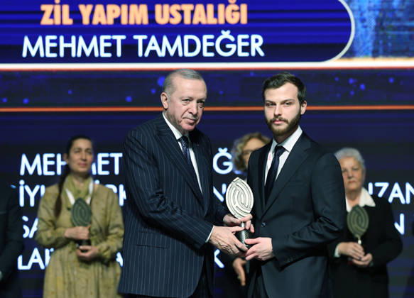 Turkish President Recep Tayyip Erdo?an participated in the Ministry of Culture Turkish President Recep Tayyip Erdo?an participated in the Ministry of Culture and Tourism s Living Human Treasures awards ceremony and delivered a speech at the event held at the Be?tepe Congress and Culture Center in the Presidential Complex in Ankara, Turkey. January 21, 2026. Photo by Turkish presidency apaimages Istanbul Istanbul Turkey 210126_Turkey_TPO_00(21) Copyright: xapaimagesxTurkishxpresidencyx xapaimagesx