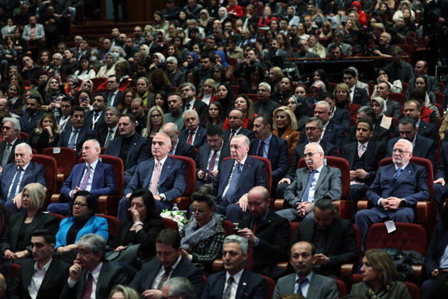 Turkish President Recep Tayyip Erdo?an participated in the Ministry of Culture Turkish President Recep Tayyip Erdo?an participated in the Ministry of Culture and Tourism s Living Human Treasures awards ceremony and delivered a speech at the event held at the Be?tepe Congress and Culture Center in the Presidential Complex in Ankara, Turkey. January 21, 2026. Photo by Turkish presidency apaimages Istanbul Istanbul Turkey 210126_Turkey_TPO_00(4) Copyright: xapaimagesxTurkishxpresidencyx xapaimagesx