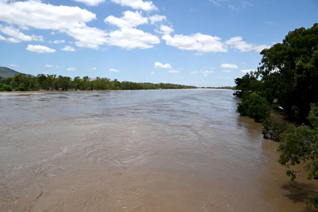 QUEENSLAND FLOODS, Floodwaters from the Fitzroy River inundate areas in Rockhampton, Queensland, Thursday, January 22, 2026. ( NO ARCHIVING Rockhampton Queensland Australia  Copyright: xSYLVIAxLIBERx 20260122137852588716