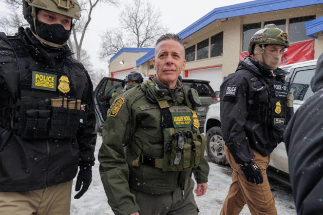 Border Patrol operating in Minneapolis MINNEAPOLIS, UNITED STATES - JANUARY 21: US Customs and Border Patrol Commander Gregory Bovino in a gas station parking lot in Minneapolis, Minnesota on January 21, 2026 Madison Thorn Anadolu Minneapolis United States. Editorial use only. Please get in touch for any other usage.  Copyright: x2026xAnadoluxMadisonxThornx