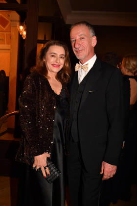 Heino von Statten mit Ehefrau 47. Bayerischer Filmpreis Preis, Auszeichnung Party Prinzregententheater München 23. Januar 2026