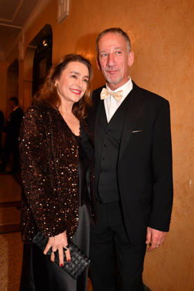 Heino von Statten mit Ehefrau 47. Bayerischer Filmpreis Preis, Auszeichnung Party Prinzregententheater München 23. Januar 2026