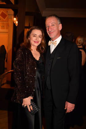 Heino von Statten mit Ehefrau 47. Bayerischer Filmpreis Preis, Auszeichnung Party Prinzregententheater München 23. Januar 2026