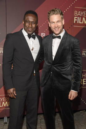 Jerry Kwarteng und Frederic Heidorn bei der Verleihung des 47. Bayerischen Filmpreises 2025 im Prinzregententheater. München, 23.01.2026