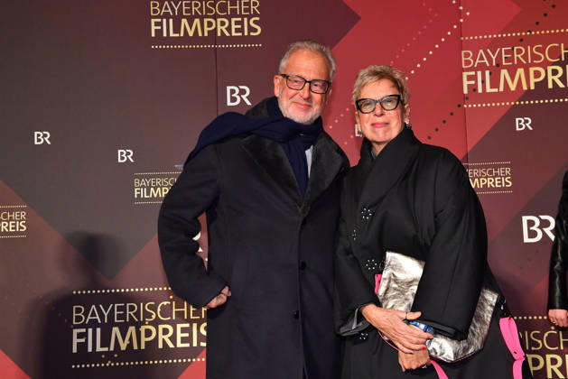 Martin Moszkowicz and Doris Doerrie attend the Bavarian Film Awards 2026 at Prinzregententheater on January 23, 2026 in Munich, Germany 47th Bavarian Film Awards Bayerischer Filmpreis in Munich, Germany