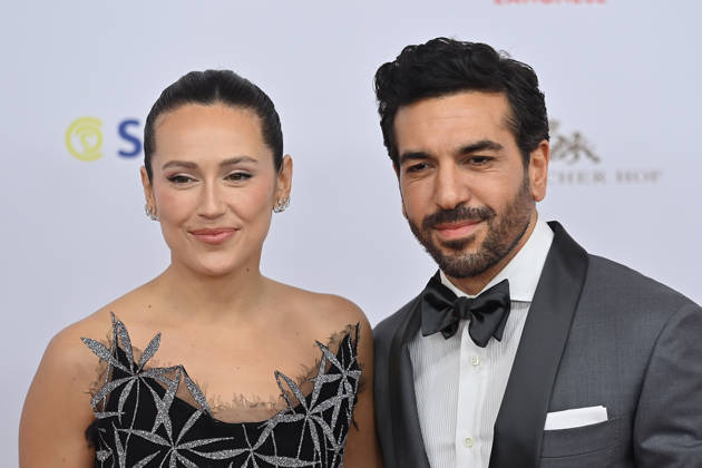 Elyas M Barek (Schauspieler), mit Ehefrau Jessica M Barek. 50.Deutscher Filmball, Roter Teppich,Red Carpet, am 24.01.2026 im H o t e l B a y e r i s c h e r H o f, M u e n c h e n.
