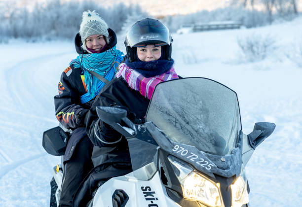 26-01-2026 Norway Princess Ingrid Alexandra arriving at Jergul Mountain Lodge by snowmobile in Karasjok. Â  Copyright: xPPEx