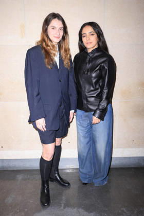 Louis Delluc Awards Ceremony - Paris Valentine Cadic and Hafsia Herzi attend the Louis Delluc Awards ceremony where she received the 2025 Louis Delluc Prize for La Petite Dernière at the Cinémathèque Française in Paris, France on January 26, 2026 Photo by David Boyer ABACAPRESS.COM Paris France  Copyright: xBoyerxDavid ABACAx