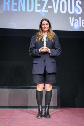 Louis Delluc Awards Ceremony - Paris Valentine Cadic attends the Louis Delluc Awards ceremony where she received the 2025 Louis Delluc Prize for La Petite Dernière at the Cinémathèque Française in Paris, France on January 26, 2026 Photo by David Boyer ABACAPRESS.COM Paris France  Copyright: xBoyerxDavid ABACAx