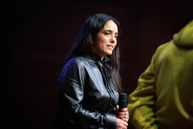 Louis Delluc Awards Ceremony - Paris Hafsia Herzi attends the Louis Delluc Awards ceremony where she received the 2025 Louis Delluc Prize for La Petite Dernière at the Cinémathèque Française in Paris, France on January 26, 2026 Photo by David Boyer ABACAPRESS.COM Paris France  Copyright: xBoyerxDavid ABACAx
