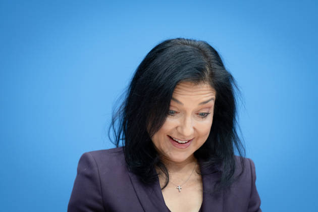 Bundespressekonferenz, Vorstellung, Jahreswirtschaftsbericht Bundespressekonferenz, Vorstellung, Jahreswirtschaftsbericht, 2026, Bundesregierung, Bundesministerin für Wirtschaft und Energie, Katherina Reiche Berlin Berlin GER