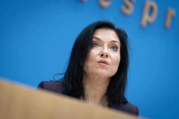 Bundespressekonferenz, Vorstellung, Jahreswirtschaftsbericht Bundespressekonferenz, Vorstellung, Jahreswirtschaftsbericht, 2026, Bundesregierung, Bundesministerin für Wirtschaft und Energie, Katherina Reiche Berlin Berlin GER