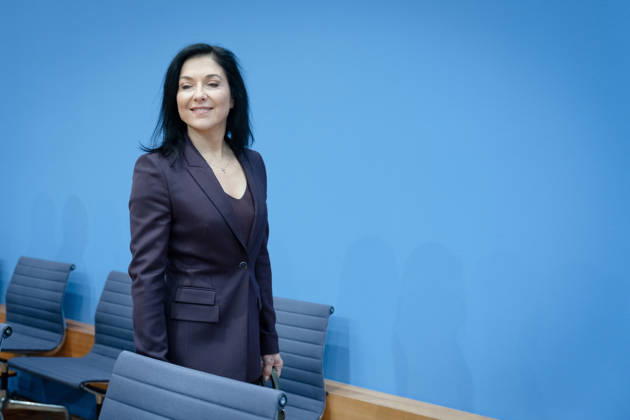 Bundespressekonferenz, Vorstellung, Jahreswirtschaftsbericht Bundespressekonferenz, Vorstellung, Jahreswirtschaftsbericht, 2026, Bundesregierung, Bundesministerin für Wirtschaft und Energie, Katherina Reiche Berlin Berlin GER