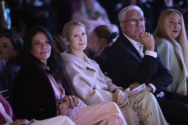 Bettina Zimmermann, Kelly Rutherford, Helmut Schlotterer und Jerry Hall bei der Marc Cain - ECHO of now - Modenschau am 30.01.2026 im Funkhaus in Berlin Marc Cain Fashion Show in Berlin