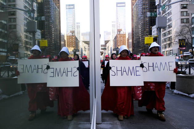 NEW YORK, NY - FEBRUARY 2: Hundreds of nurses march to NY Governor, Kathy Hochul™s office to demand that the governor help fight for a fair contract on February 2, 2026 in New York City. Copyright: xKatiexGodowskix