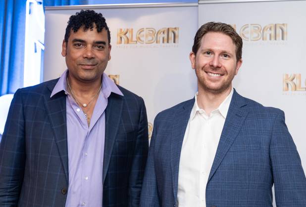 February 2, 2026, Bronx, New York, USA: Phillip Christian Smith, 2026 Kleban Prize winner for most promising musical theatre librettist and Eric Price, 2026 Kleban Prize winner for most promising musical theatre lyricist attend awards ceremony at ASCAP offices in New York, NY on February 2, 2026. Bronx USA - ZUMAr339 20260202_znp_r339_001 Copyright: xLevxRadinx