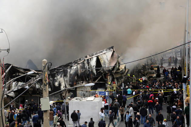 Fire breaks out at Cennet Bazaar in Tehran TEHRAN, IRAN - FEBRUARY 03: Smoke rises from the Cennet Bazaar located at the Niyayesh-Jannatabad junction, as firefighting teams intervene from multiple points to contain the blaze after a fire breaks out in a hangar largely constructed of flammable materials, in Tehran, capital of Iran, on February 03, 2026. Fatemeh Bahrami Anadolu Tehran Iran. Editorial use only. Please get in touch for any other usage.  Copyright: x2026xAnadoluxFatemehxBahramix