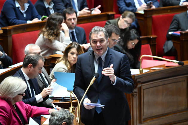 Session of Questions to the Government at the National Assembly - Paris French Minister for Transports Philippe Tabarot during a session of questions to the government at the National Assembly, France s Parliament lower house, in Paris, France on February 3, 2026. Photo by Tomas Stevens ABACAPRESS.COM Paris France Copyright: xStevensxTomas ABACAx