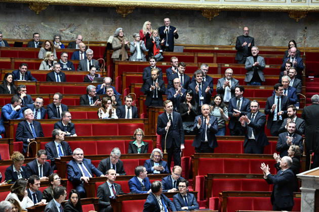 Session of Questions to the Government at the National Assembly - Paris Antoine Valentin, deputy, during a session of questions to the government at the National Assembly, France s Parliament lower house, in Paris, France on February 3, 2026. Photo by Tomas Stevens ABACAPRESS.COM Paris France Copyright: xStevensxTomas ABACAx