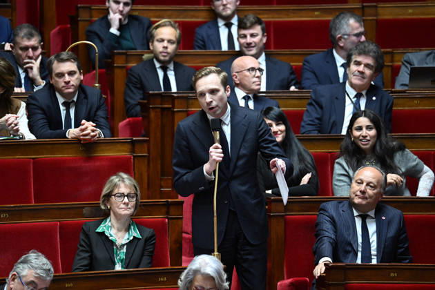 Session of Questions to the Government at the National Assembly - Paris Antoine Valentin, deputy, during a session of questions to the government at the National Assembly, France s Parliament lower house, in Paris, France on February 3, 2026. Photo by Tomas Stevens ABACAPRESS.COM Paris France Copyright: xStevensxTomas ABACAx