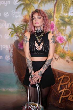 Promis unter Palmen Premiere 2026. Edith Stehfest bei der Premiere des Realityformats Promis unter Palmen im CINENOVA Koeln am 04.02.2026. Koeln CINENOVA Nordrhein-Westfalen