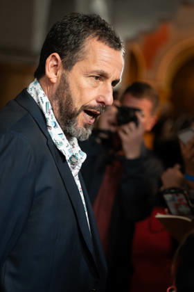 The 41st Santa Barbara International Film Festival at the Arlington Theater, Santa Barbara, USA, Thursday 5 February 2026. Actor and comedian Adam Sandler attends the 41st Santa Barbara International Film Festival to receive the Maltin Modern Master Award at the Arlington Theater in Santa Barbara, USA, Thursday, 5 February 2026., Credit:JERRY PEREZ Avalon USA, California, Santa Barbara  Copyright: xJERRYxPEREZx xAvalonx 1072460433