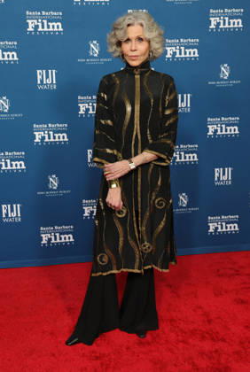 41st Annual Santa Barbara International Film Festival: Maltin Modern Master Award Honoring Adam Sandler 5 February 2026 . Santa Barbara, California - Jane FondaAt 41st Annual Santa Barbara International Film Festival: Maltin Modern Master Award Honoring Adam Sandler held at rlington Theatre in Santa Barbara., Credit:Sadou Faye Avalon United States, CA, Santa Barbara, Arlington Theatre  Copyright: xSadouxFayex xAvalonx 1072497290