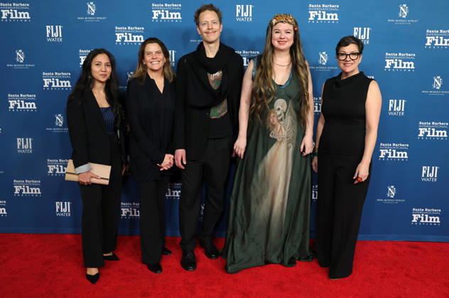 41st Annual Santa Barbara International Film Festival: Maltin Modern Master Award Honoring Adam Sandler 5 February 2026 . Santa Barbara, California Christie Herring, Christy McGill, Lara St. John, Patrick Hamm, Sanjana Bhambhani attend 41st Annual Santa Barbara International Film Festival: Maltin Modern Master Award Honoring Adam Sandler held at rlington Theatre in Santa Barbara., Credit:Sadou Faye Avalon United States, CA, Santa Barbara, Arlington Theatre  Copyright: xSadouxFayex xAvalonx 1072497586