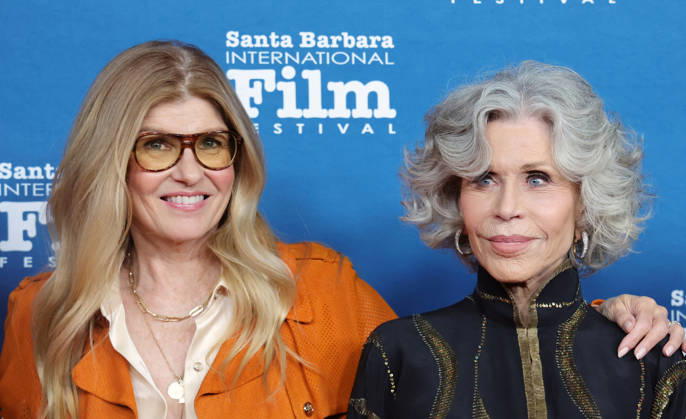 41st Annual Santa Barbara International Film Festival: Maltin Modern Master Award Honoring Adam Sandler 5 February 2026 . Santa Barbara, California - Connie Britton, Jane FondaAt 41st Annual Santa Barbara International Film Festival: Maltin Modern Master Award Honoring Adam Sandler held at rlington Theatre in Santa Barbara., Credit:Sadou Faye Avalon United States, CA, Santa Barbara, Arlington Theatre  Copyright: xSadouxFayex xAvalonx 1072498113