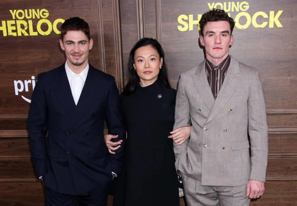 Young Sherlock New York Screening Hero Fiennes Tiffin, Zine Tseng and Donal Finn attending the Young Sherlock New York Screening held at the SVA Theater on February 9, 2026 in New York City, NY New York City SVA Theater NY USA Copyright: xStevenxBergman AFF-USA.COMx