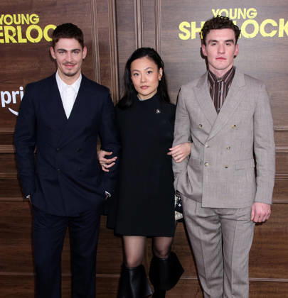 Young Sherlock New York Screening Hero Fiennes Tiffin, Zine Tseng and Donal Finn attending the Young Sherlock New York Screening held at the SVA Theater on February 9, 2026 in New York City, NY New York City SVA Theater NY USA Copyright: xStevenxBergman AFF-USA.COMx
