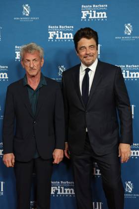 41st SBIFF: Hammond Cinema Vanguard Award SANTA BARBARA, CALIFORNIA - FEBRUARY 09: Sean Penn and Benicio del Toro at the 41st Santa Barbara International Film Festival: Hammond Cinema Vanguard Award honoring Leonardo DiCaprio, Sean Penn, & Benicio Del Toro at The Arlington Theatre on February 09, 2026 in Santa Barbara, California Credit: AdMedia EDITORIAL USE ONLY  Copyright: xx AdMediax admphotostwo967478