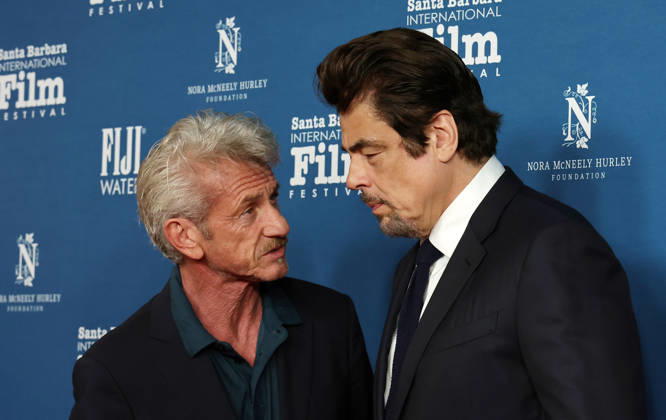 41st Santa Barbara International Film Festival: iHammond Cinema Vanguard Award at The Arlington Theatre Featuring: Sean Penn, Benicio del Toro Where: Los Angeles, California, United States When: 09 Feb 2026 Credit: Faye s Vision Cover Images EDITORIAL USE ONLY. NOT FOR USE BY NEWSPAPERS BASED IN THE UK. Copyright: xx coverimg55451505