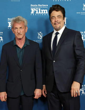 41st Santa Barbara International Film Festival: iHammond Cinema Vanguard Award at The Arlington Theatre Featuring: Sean Penn, Benicio del Toro Where: Los Angeles, California, United States When: 09 Feb 2026 Credit: Faye s Vision Cover Images EDITORIAL USE ONLY. NOT FOR USE BY NEWSPAPERS BASED IN THE UK. Copyright: xx coverimg55451509