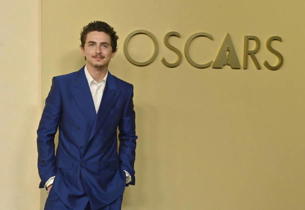 Timothée Chalamet attends the 98th annual Oscars nominees luncheon at the Beverly Hilton Hotel in Beverly Hills, California on Tuesday, February 10, 2026.  LAP20260210668 JIMxRUYMEN