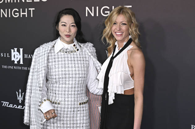 Arden Cho und Katherine McNamara bei der Hollywood Reporter Academy Award Nominees Night im Chateau Marmont. Los Angeles, 10.02.2026