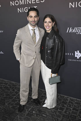 Sev Ohanian mit Partnerin Natalie Qasabian bei der Hollywood Reporter Academy Award Nominees Night im Chateau Marmont. Los Angeles, 10.02.2026