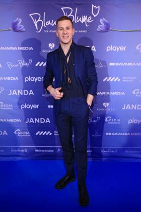 Blaue Blume 2026 Lukas Sauer 15. Verleihung des Romantischen Kurzfilm Awards BLAUE BLUME im Funkhaus Berlin Datum: 11.02.2026 Copyright: xEventpress Kratschx