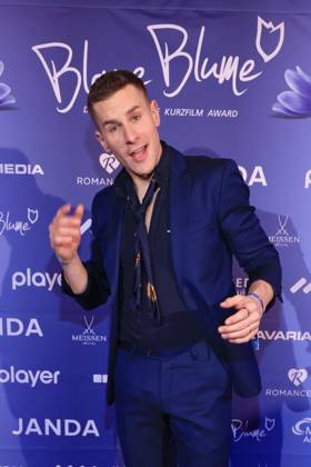 Blaue Blume 2026 Lukas Sauer 15. Verleihung des Romantischen Kurzfilm Awards BLAUE BLUME im Funkhaus Berlin Datum: 11.02.2026 Copyright: xEventpress Kratschx