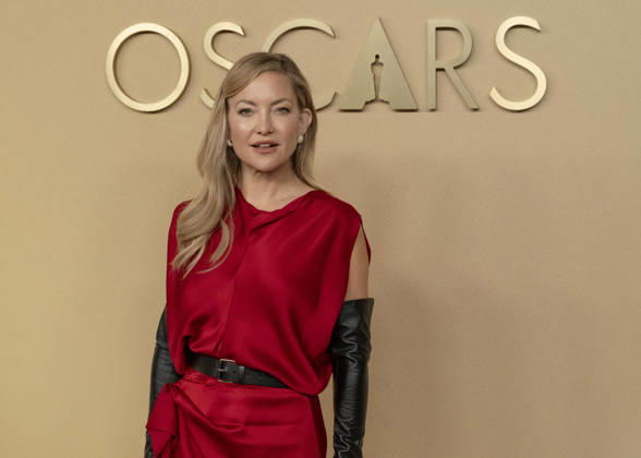 February 10, 2026, Beverly Hills, California, USA: American actress, producer, director, screenwriter, singer-songwriter, and entrepreneur KATE HUDSON attends the 98th Oscars Nominees Luncheon. Beverly Hills USA - ZUMAb173 20260210_aap_b173_230 Copyright: xBillyxBennightx