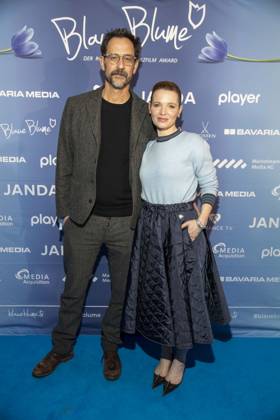 Christopher Doll und Karoline Herfurth Ehepaar Schauspielerin zu Gast bei der 15. Verleihung des Romantischen Kurzfilm Awards BLAUE BLUME, im Frederick™sBerlin am Mittwoch 11 Februar 2026 in Berlin Berlin Deutschland