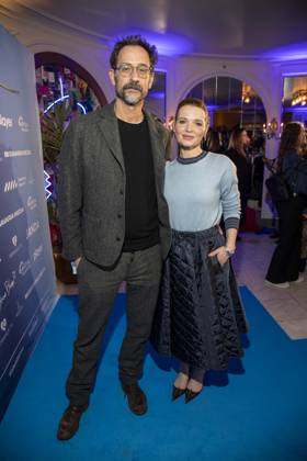 Christopher Doll und Karoline Herfurth Ehepaar Schauspielerin zu Gast bei der 15. Verleihung des Romantischen Kurzfilm Awards BLAUE BLUME, im Frederick™sBerlin am Mittwoch 11 Februar 2026 in Berlin Berlin Deutschland
