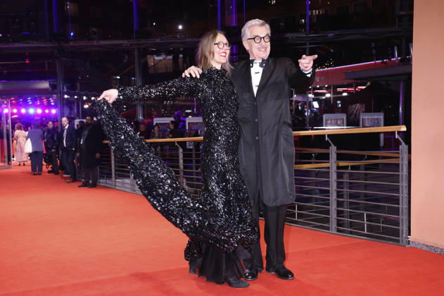Wim Wenders mit Ehefrau Donata Wenders bei der Festivaleröffnung mit der Premiere des Kinofilms No Good Men auf der Berlinale 2026 76. Internationale Filmfestspiele Berlin im Berlinale Palast. Berlin, 12.02.2026