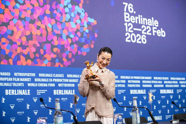 Berlin Berlinale, 76. internationale Filmfestspiele Berlin 2026 Michelle Yeoh bei der Pressekonferenz Michelle Yeoh mit Goldenem Ehrenbaer Berlinale, 76. internationale Filmfestspiele Berlin 2026, 13.02.2026 -Pressefoto Roger Buerke Copyright: xEibner-Pressefoto RogerxBuerkex EP_RBE