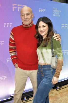 Heiner Lauterbach mit Ehefrau Viktoria Lauterbach beim Empfang der bayerischen Filmförderung FFF während der Berlinale 2026 in der Vertretung des Freistaats Bayern beim Bund. Berlin, 13.02.2026