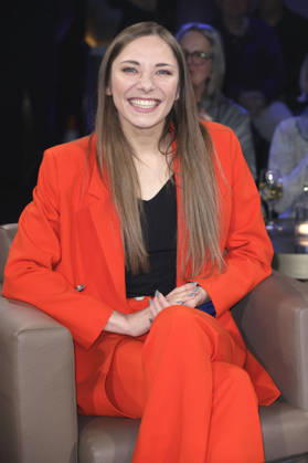 Carolin von der Groeben bei der Aufzeichnung der NDR Talk Show im NDR Fernsehstudio Lokstedt. Hamburg, 13.02.2026